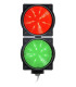 Semáforo LED 24 V rojo/verde con cable de 7 m