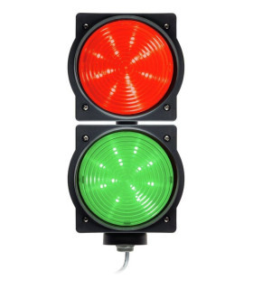 Semáforo LED 24 V rojo/verde con cable de 7 m
