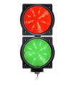Semáforo LED 24 V rojo/verde con cable de 7 m