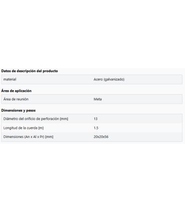 Desbloqueo de emergencia para puertas seccionales Special 306