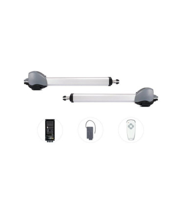 Kit Comfort 515 L para puertas batientes de 2 hojas hasta 3,5 m