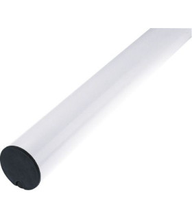 Brazo redondo de aluminio ASTL6, ø 90 mm, 6 m