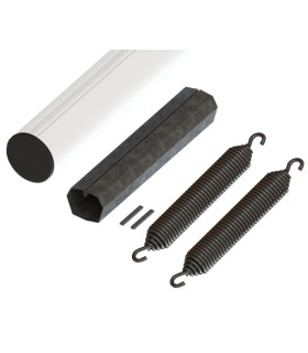 Brazo redondo de aluminio ASTL8, ø 90 mm, 2 de 4,2 m