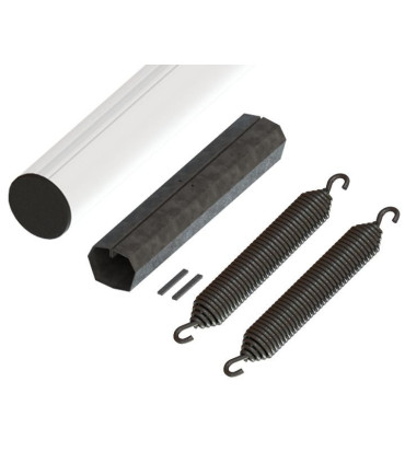 Brazo redondo de aluminio ASTL8, ø 90 mm, 2 de 4,2 m