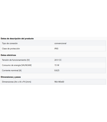 Cerradura eléctrica Special 402 de 24 V-CC