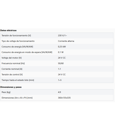 Comfort 380 Juego para puertas de garaje de hasta 220 kg
