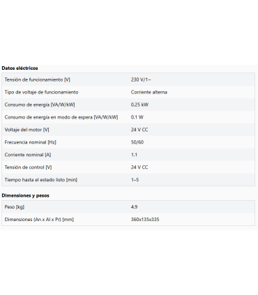 Comfort 380 Juego para puertas de garaje de hasta 220 kg