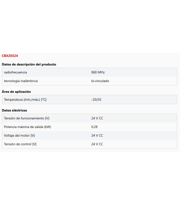 Comfort KREP2324 de brazo articulado para puertas batientes de hasta 2,3 m