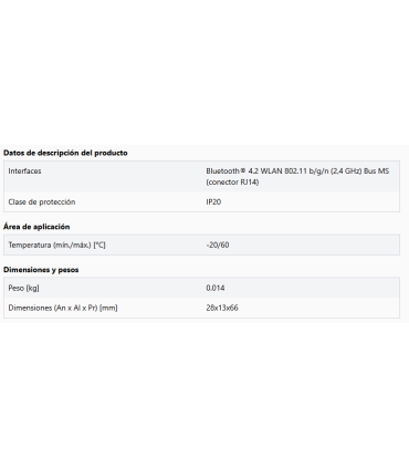 Pack Maveo Connect Stick con barrera de luz Special 630