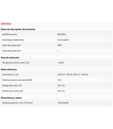 Comfort SU1200M para puertas correderas de hasta 1.200 kg