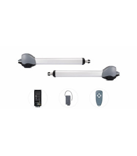 Kit Comfort 515 L para puertas batientes de 2 hojas de hasta 3,5 m