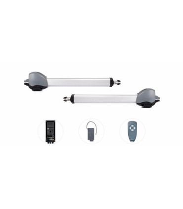 Kit Comfort 515 L para puertas batientes de 2 hojas de hasta 3,5 m