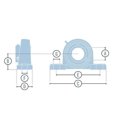 Rodamiento con soporte SL50