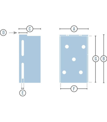 Soporte K4 galvanizado para STA