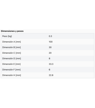 RH-N 30/20 casquillo reductor 30/20 mm, con ranura