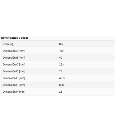 RH-N 40/25.4 casquillo reductor 40/25.4 mm, con ranura