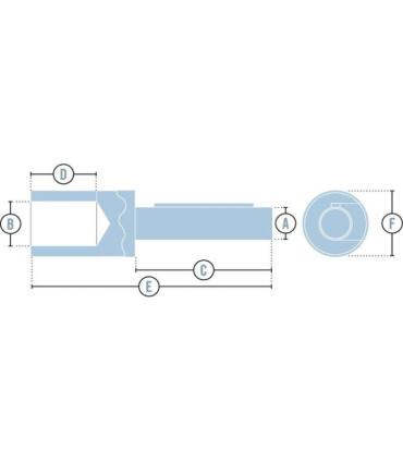 Adaptador de eje WA-R 25/25,4
