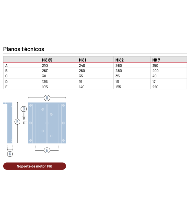 Soporte de motor MK 7