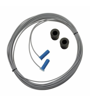 Juego de optosensores compuesto por transmisor con cable de 10,5 m, receptor con cable de 1 m, manguitos adaptadores de 11/22 mm