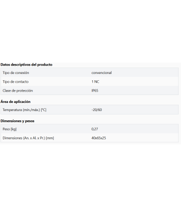 Interruptor de cuerda floja con palanca de eje